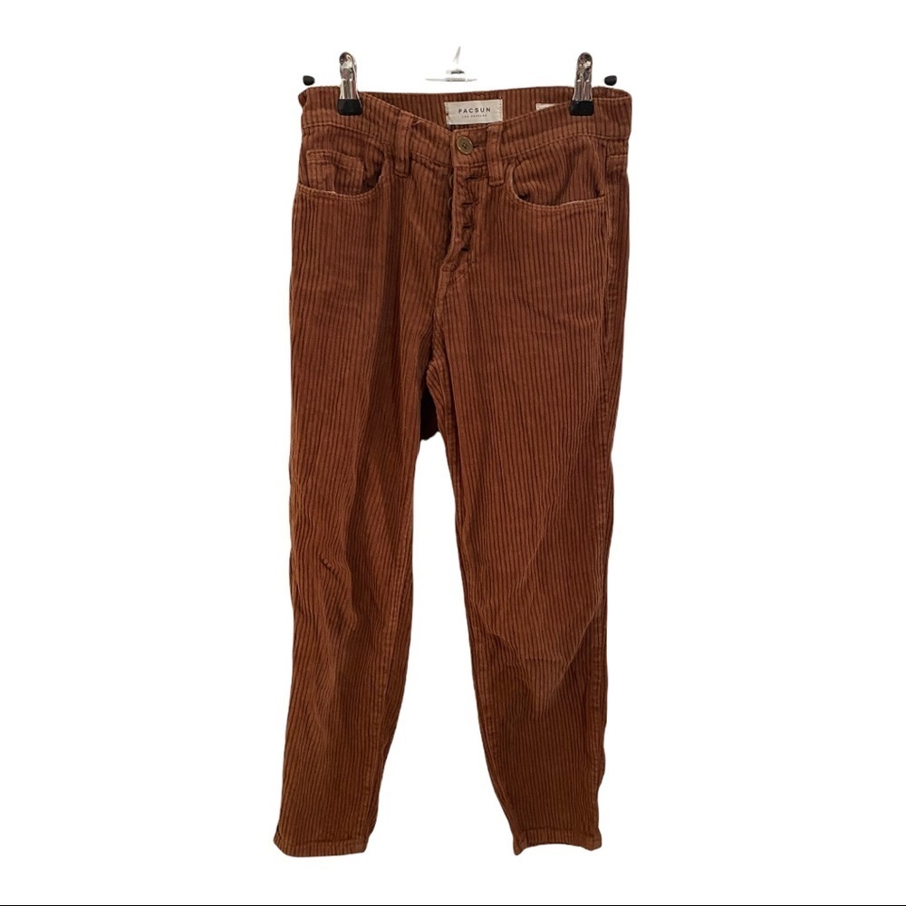 Pacsun Vintage Icon Button up  Corduroy Rust color Size 23